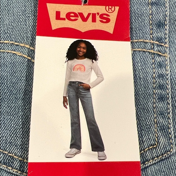 Levi's Youth Flare Jeans - Denim Blue - Picture 4 of 5